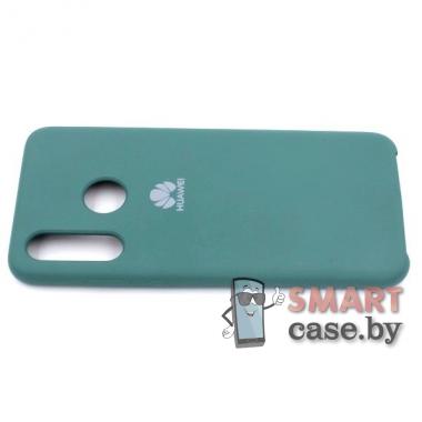 Силиконовый чехол Silicone Cover для Huawei P30 Lite (зелёный)