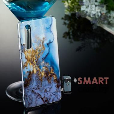 Силиконовый чехол-накладка для Huawei P30 (цветная лава)
