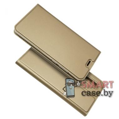 Антимаркий чехол-книжка для Huawei P30 PU-кожа (золотой)