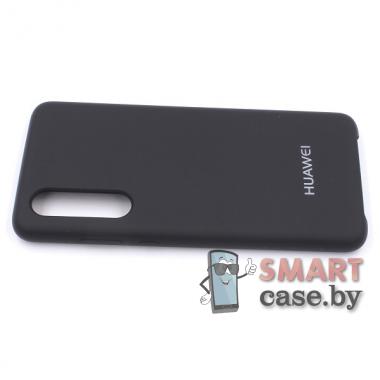 Силиконовый чехол Silicone Cover для Huawei P30 (Чёрный)