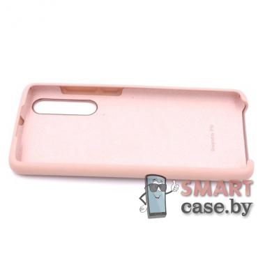Силиконовый чехол Silicone Cover для Huawei P30 (Пудровый)
