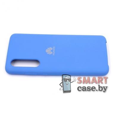 Силиконовый чехол Silicone Cover для Huawei P30 (Светло-синий)