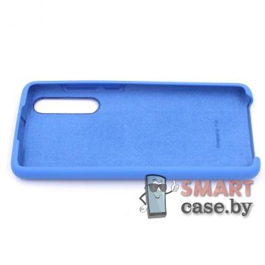 Силиконовый чехол Silicone Cover для Huawei P30 (Светло-синий)