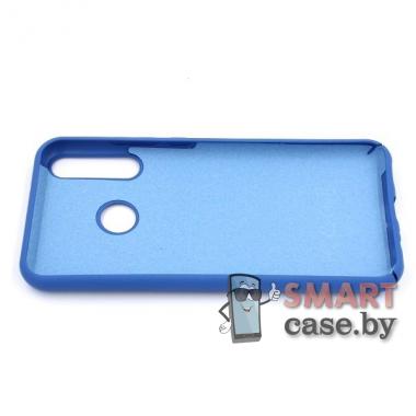 Чехол для Huawei P40 Lite E Full Silicone Cover (синий)