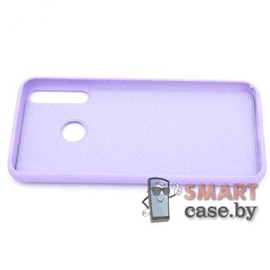 Силиконовый чехол Silicone Cover EF для Huawei P40 Lite E (Небесный)