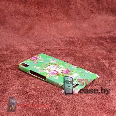 Чехол - накладка для Huawei Ascend P6 Cath Kidston (зеленый в цветы)