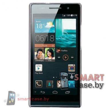 Накладка для Huawei Ascend P7 ультратонкая (металлик)