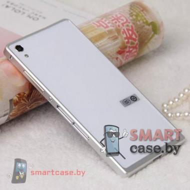 Алюминиевый бампер для Huawei Ascend P7 (серебро)