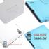 Чехол флип с окном для Huawei Ascend P7 Nillkin (черный)