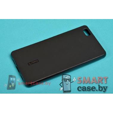 Чехол для Huawei Ascend P8 силиконовый Cherry (черный)