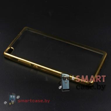 Силиконовый чехол для Huawei Ascend P8 (Золото)