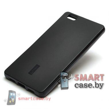 Чехол для Huawei Ascend P8 силиконовый Cherry (черный)