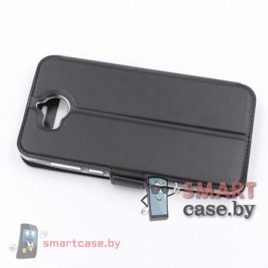 Чехол - книжка с окном для Huawei Ascend Y5 2017 PU-кожа (черный)