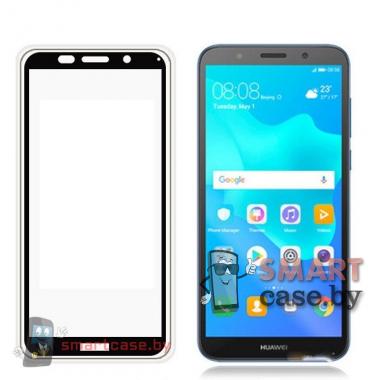 Защитное стекло для Huawei Y5 Prime 2018, Honor 7A (чёрное)