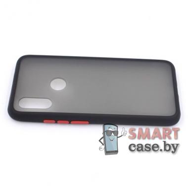 Силиконовый противоударный чехол для Huawei Y6 (2019) (Чёрный)