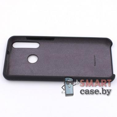Силиконовый чехол Silicone Cover для Huawei Y6P 2020 (Чёрный)