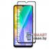 Защитное стекло для Huawei Y6P / Honor 9A с полной проклейкой (Чёрное)