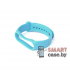 Силиконовый ремешок для фитнес - браслета MI Band 5/6 (Голубой)