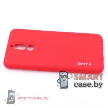 Силиконовый чехол New Silicone Cover для Huawei Mate 10 Lite (красный)
