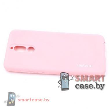 Силиконовый чехол New Silicone Cover для Huawei Mate 10 Lite (розовый)