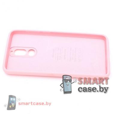 Силиконовый чехол New Silicone Cover для Huawei Mate 10 Lite (розовый)