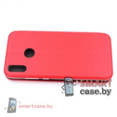 Чехол-книга для Huawei P Smart 2019 PU-кожа (красный)