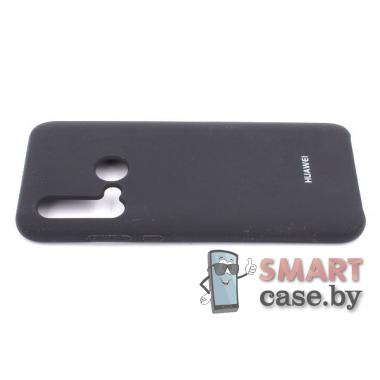 Силиконовый чехол Silicone Case для Huawei P20 lite (2019) (чёрный)