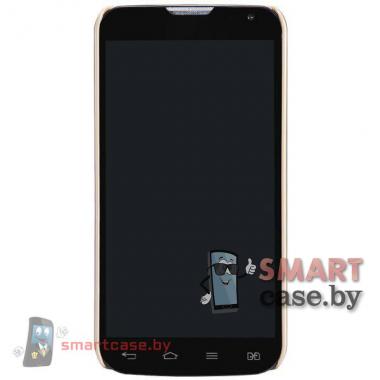 Чехол накладка + пленка для LG L90 D410 Nillkin (золотой)