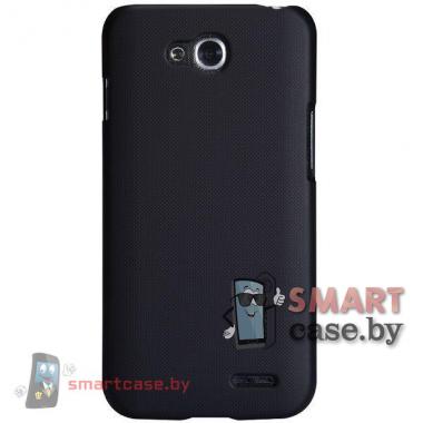 Чехол накладка + пленка для LG L90 D410 Nillkin (Черный)