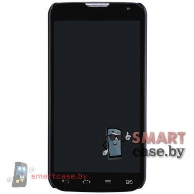Чехол накладка + пленка для LG L90 D410 Nillkin (Черный)