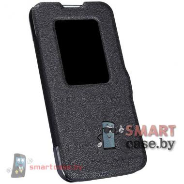 Чехол для LG L90 с окном Nillkin (Черный)