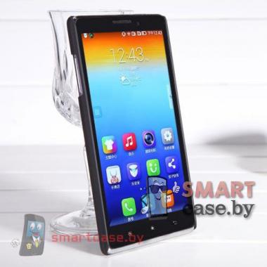 Чехол накладка + пленка для Lenovo K910 Vibe Z Nillkin (Белый)