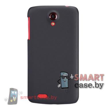 Чехол накладка + пленка для Lenovo S820 Nillkin (Черный)