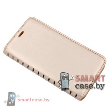 Чехол-книжка для Meizu M5 PU-кожа (Золотой)
