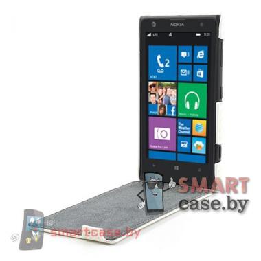 Чехол флип для Nokia Lumia 1020 (белый)