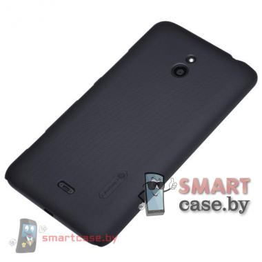 Чехол накладка + пленка для Nokia Lumia 1320 Nillkin (черный)