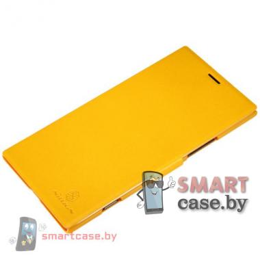 Чехол для Nokia Lumia 1520 магнитная застежка Nillkin (желтый)