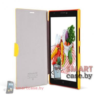 Чехол для Nokia Lumia 1520 магнитная застежка Nillkin (желтый)