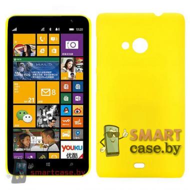 Чехол для Microsoft Lumia 535 Софт Тач пластик (Желтый)