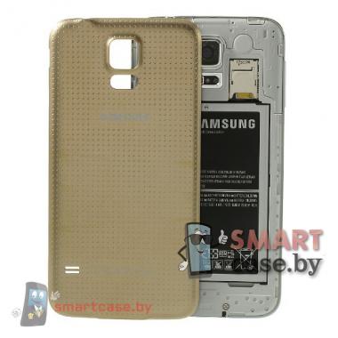 Задняя крышка для Samsung Galaxy S5 (G900) золото