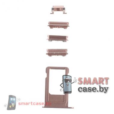 Лоток SIM + кнопки iPhone 6S Plus OEM (Розовое золото)
