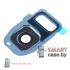 Стекло камеры с кольцом Samsung Galaxy S7, S7 Edge OEM (Синий)