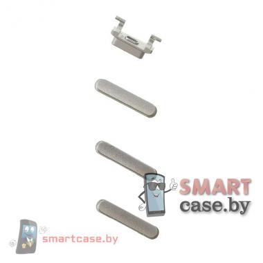 Комплект кнопок iPhone 6 Plus OEM (Серый)