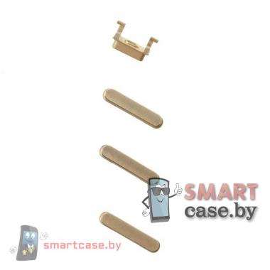 Комплект кнопок iPhone 6 Plus OEM (Золото)