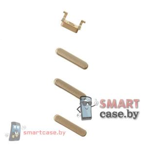 Комплект кнопок iPhone 6 Plus OEM (Золото)