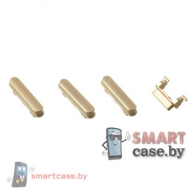 Комплект кнопок iPhone 6 Plus OEM (Золото)