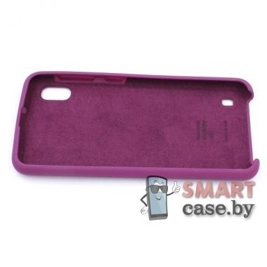 Силиконовый чехол Silicone Cover для Samsung Galaxy A10 (Сиреневый)