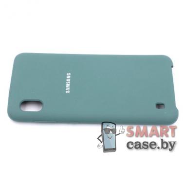 Силиконовый чехол Silicone Cover для Samsung Galaxy A10 (Зелёный)