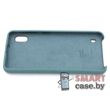 Силиконовый чехол Silicone Cover для Samsung Galaxy A10 (Зелёный)