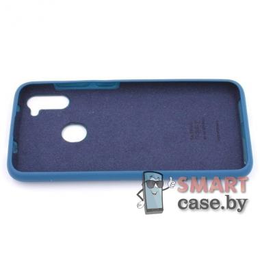 Силиконовый чехол Silicone Cover для Samsung Galaxy A11/M11 (Морская волна)